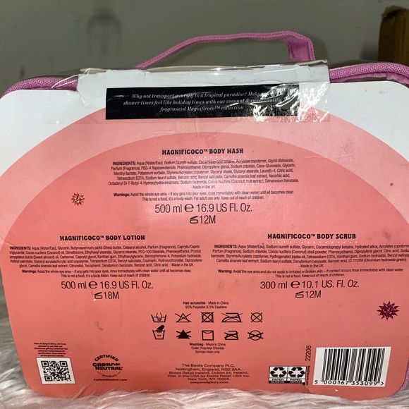 Brand New Soap & Glory FEEL MAGNIFICOCO Gift Set (Body Scrub, Lotion, & Wash) - Picture 6 of 9